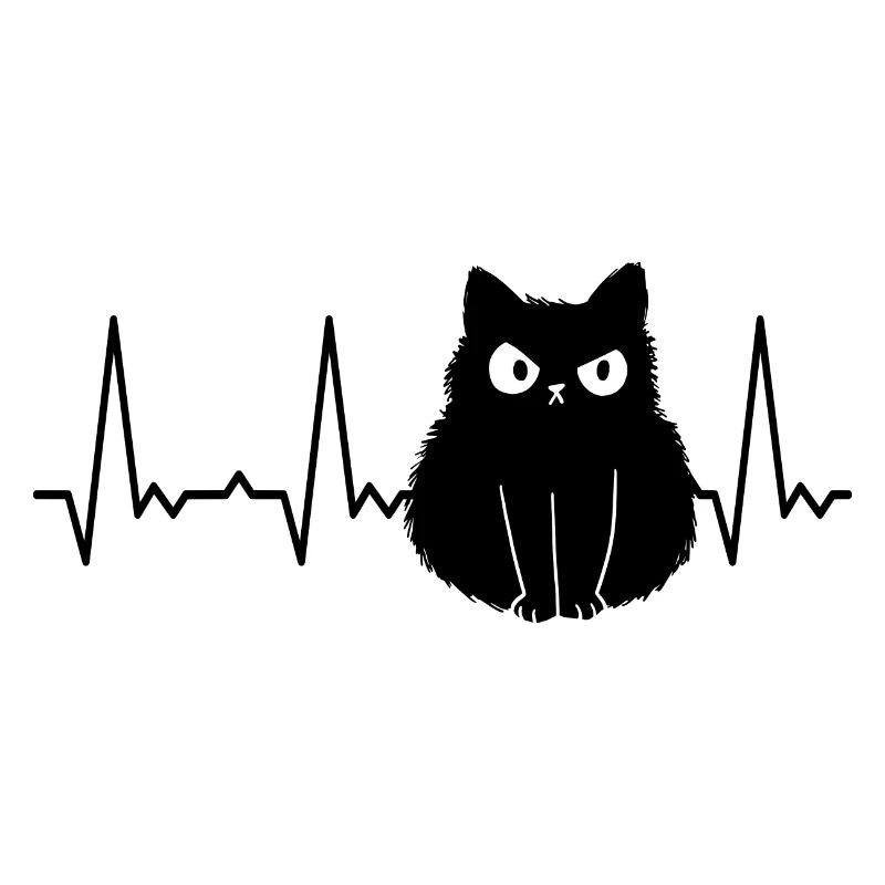 Herzschlag Katze