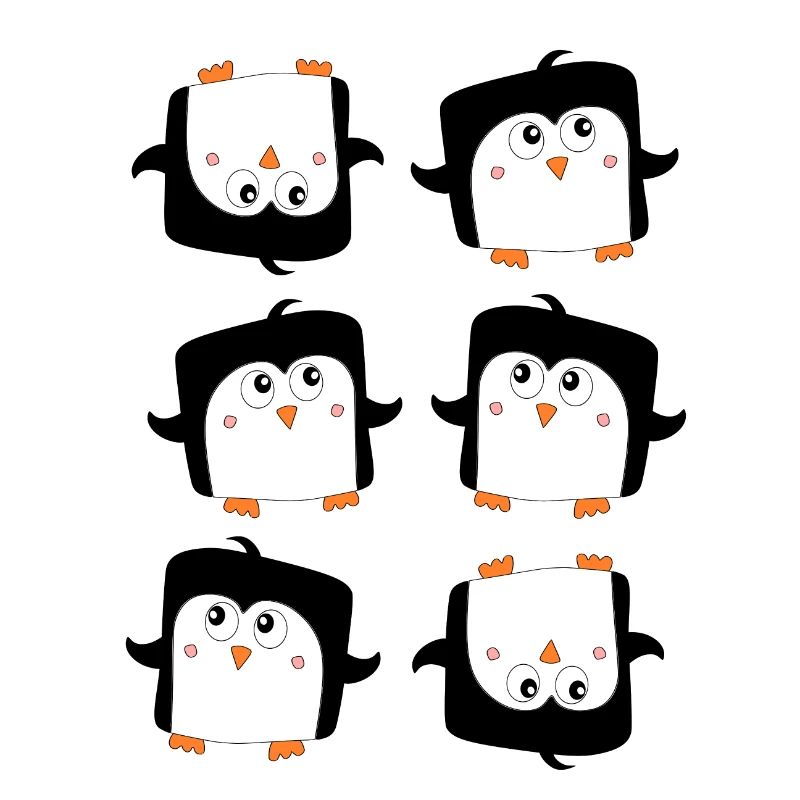 Viele Pinguine
