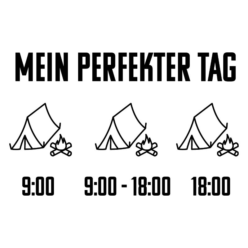 Camping Lagerfeuer Perfekter Tag Geschenkidee
