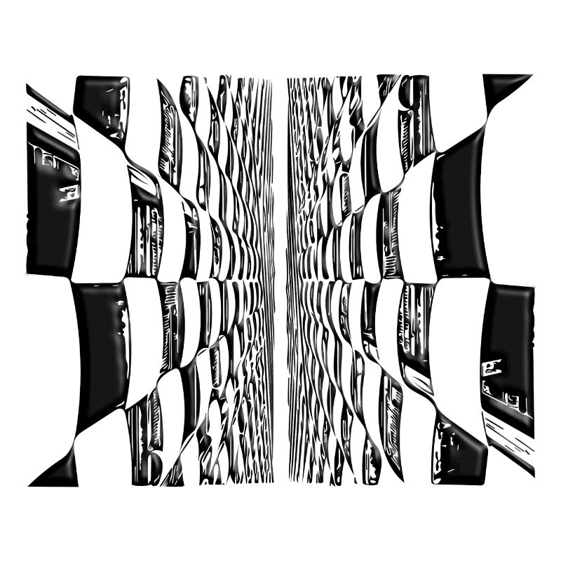 Abstract Vintage Lines Pattern