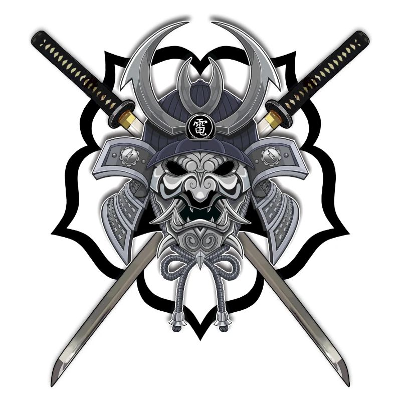Samurai Helm Kabuto Katana