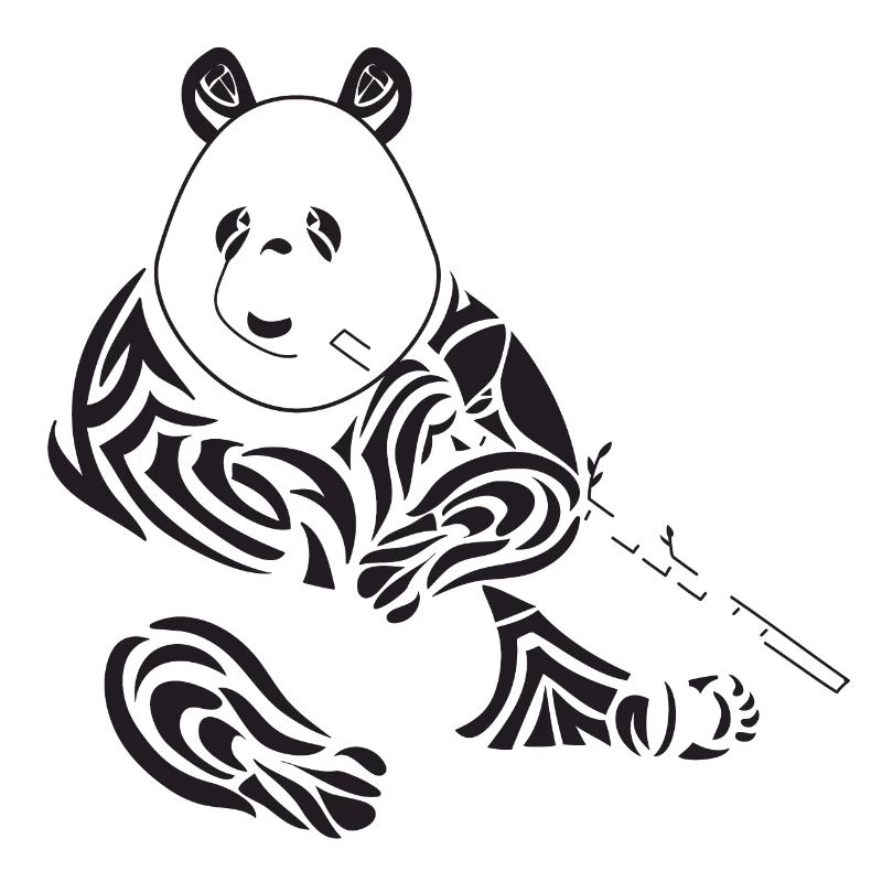 Stammes-Panda