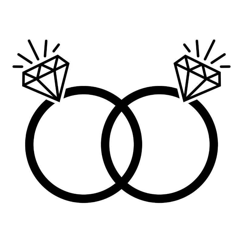 LGBT Eheringe Hochzeit JGA Paar Homo Ehe Diamant
