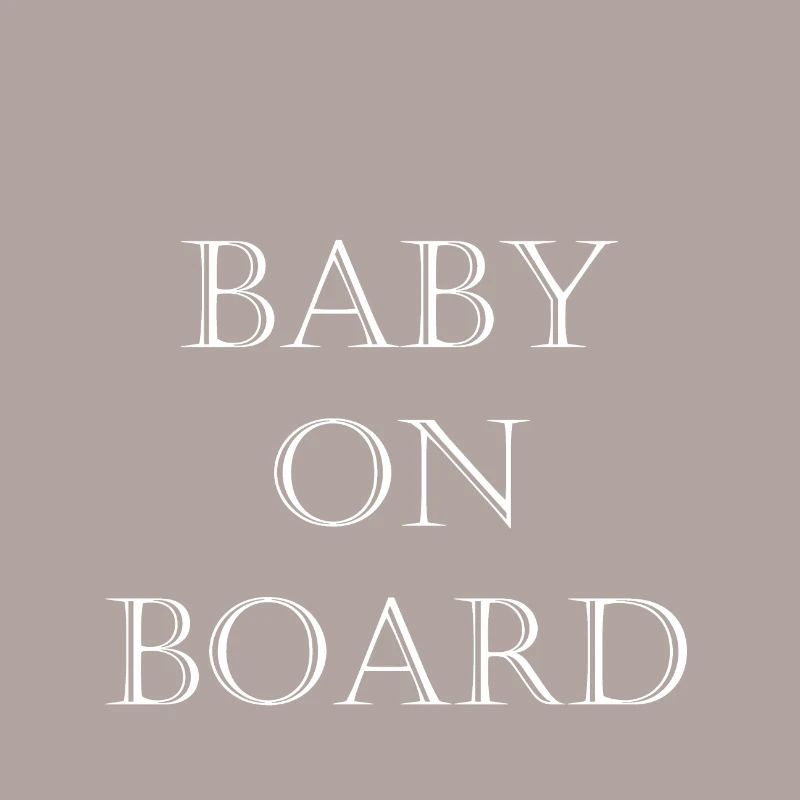 bébé à bord