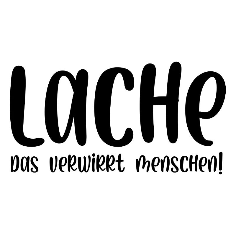 Lache das verwirrt Menschen