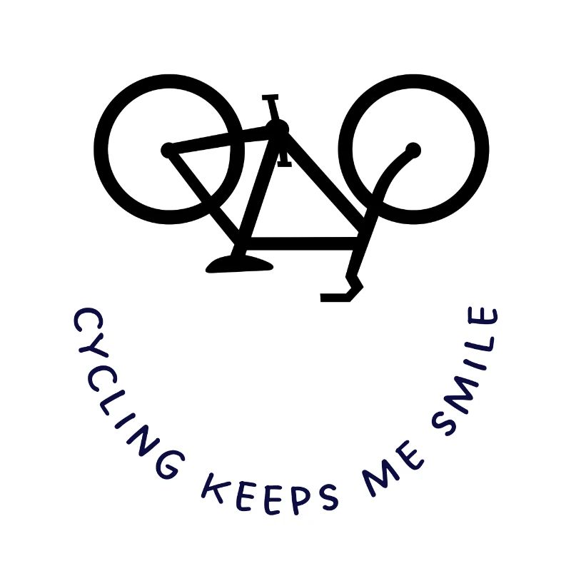 cycling keeps me smile