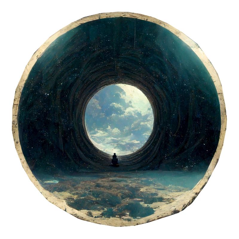 A circle in a circle