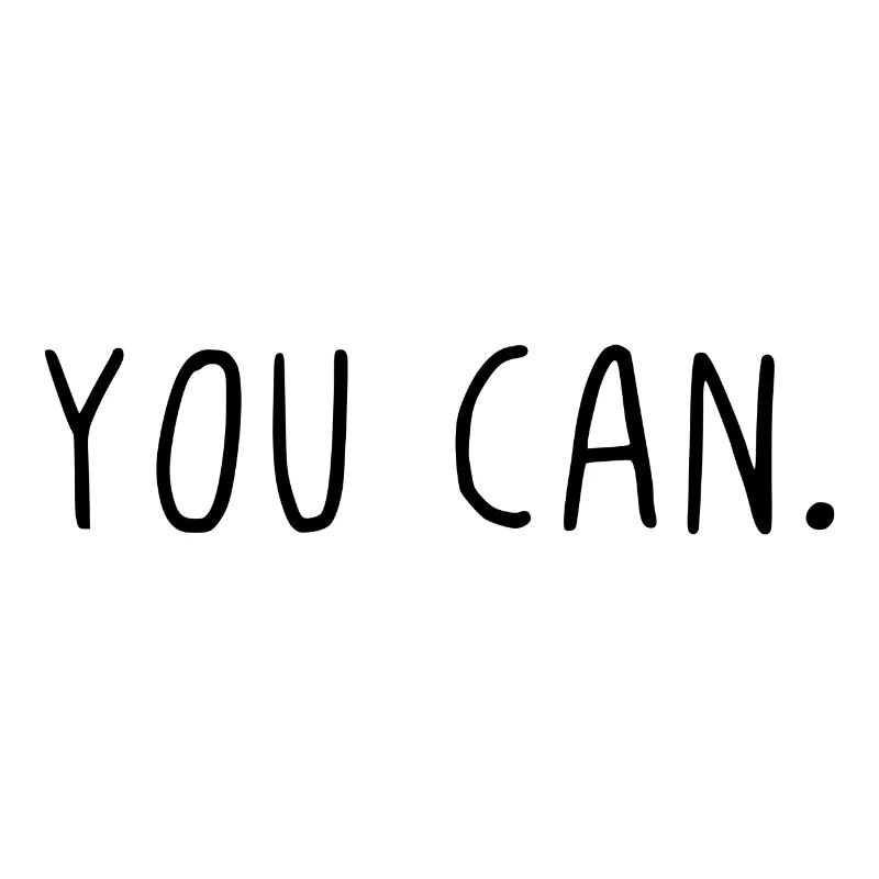 You can