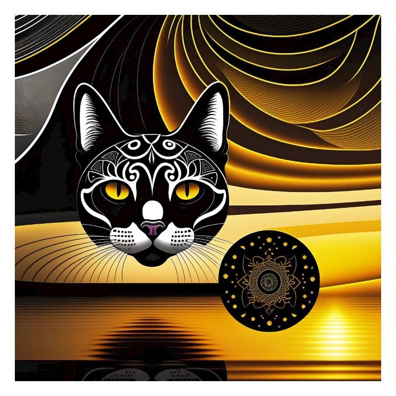 Katzen Kunstwerk