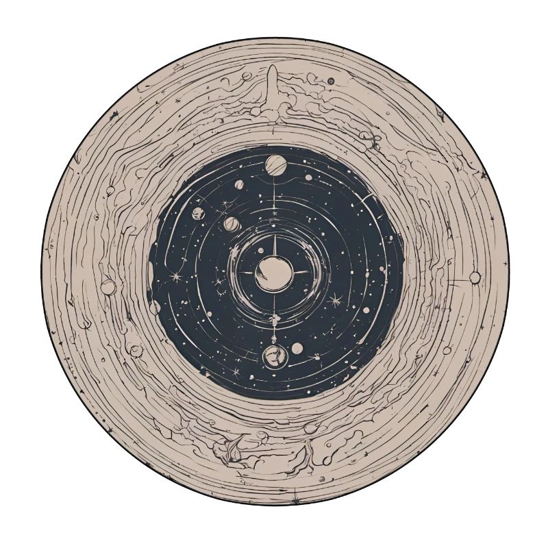 Abstrait Système solaire / Planètes / Univers