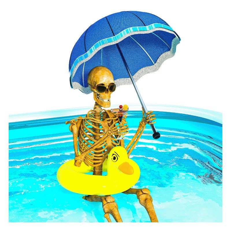 Sensenmann im Urlaub