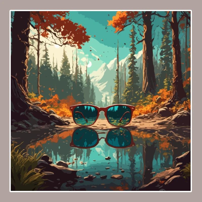 Lunettes de soleil / Reflection / Forest / Reflection