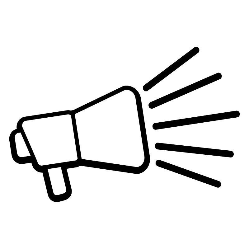 Icône Mégaphone Loud Speech