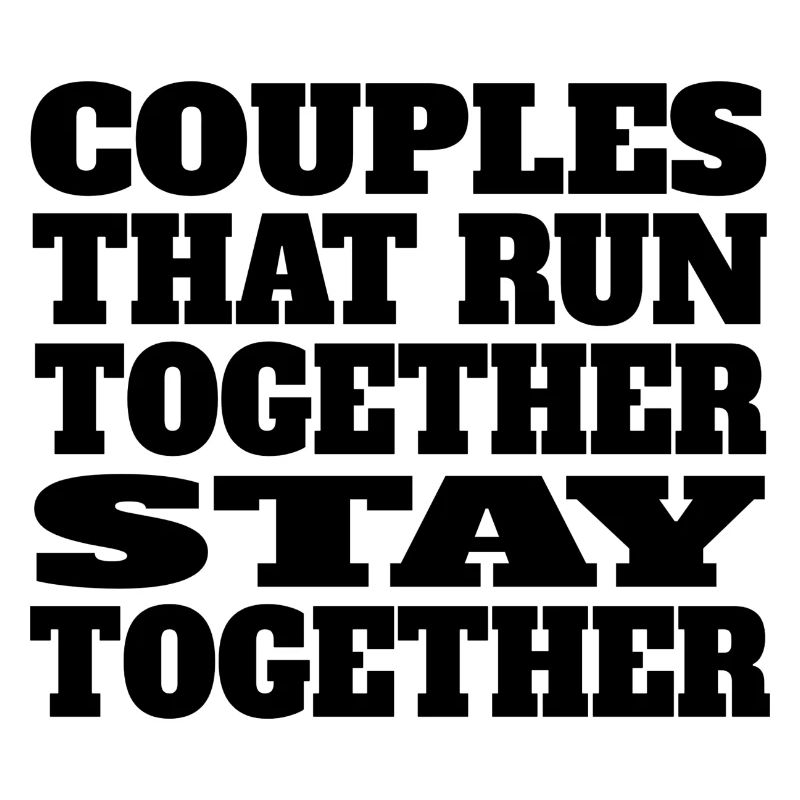 jogger fit jogging running couples training run