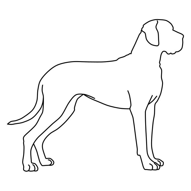 Great Dane Lineart 1