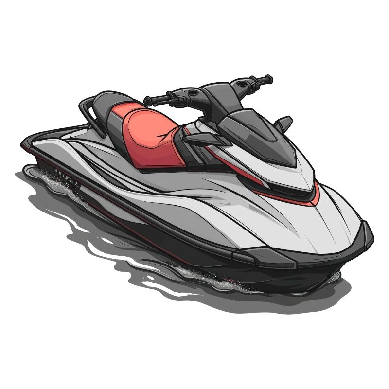 Action sur le jet ski