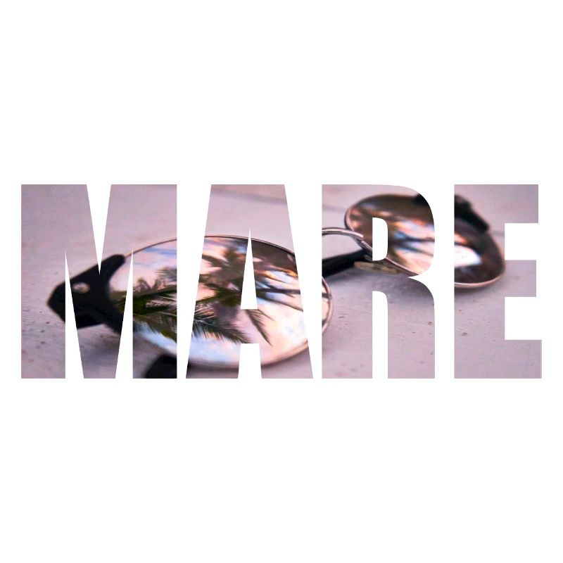 mare -Sonnebrille - Palmen