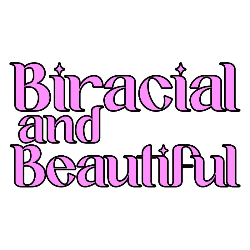Biracial et beau