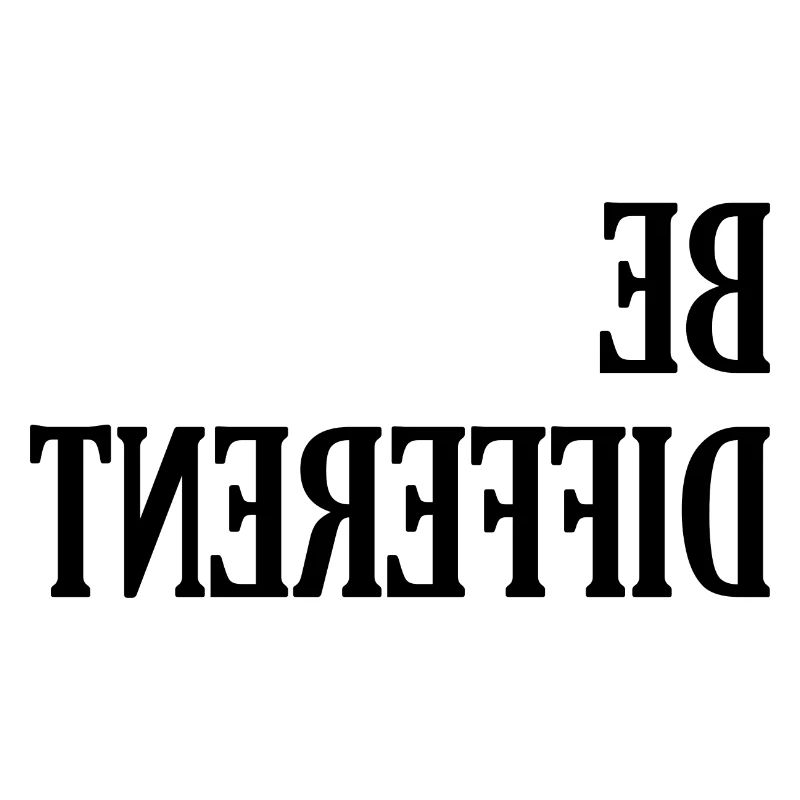 Sois différent
