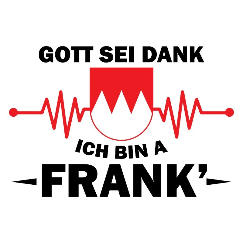 Gott sei Dank ich bin ein Frank Geschenk Design