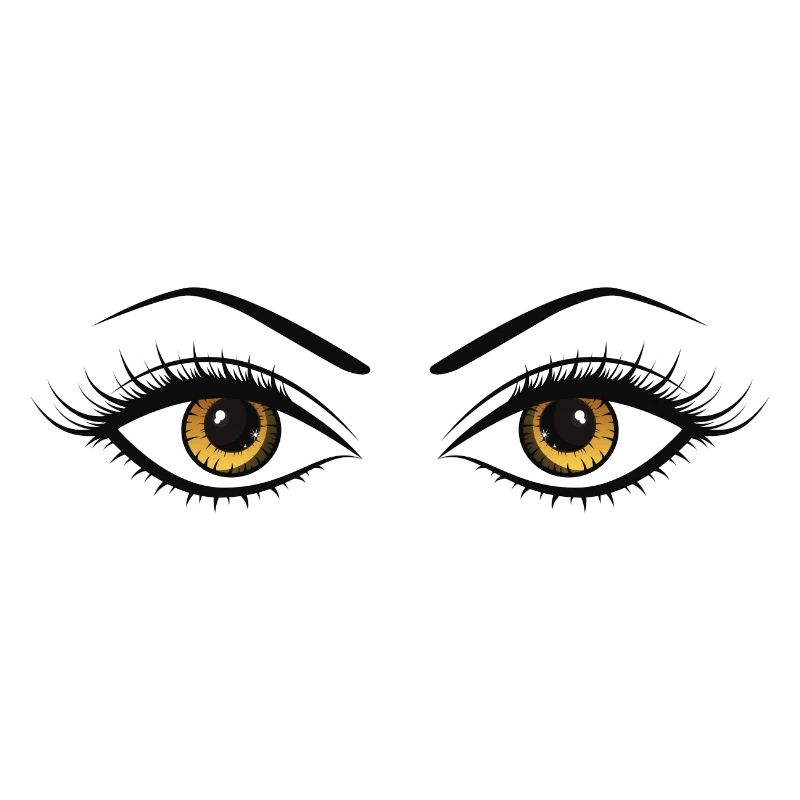 braune Augen