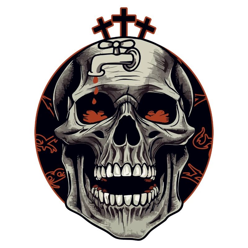 Brain Crash Skull