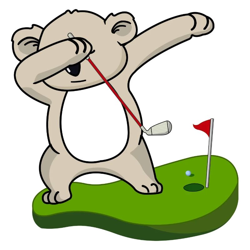 dab dabbing koala golf kinder golfen albern asien