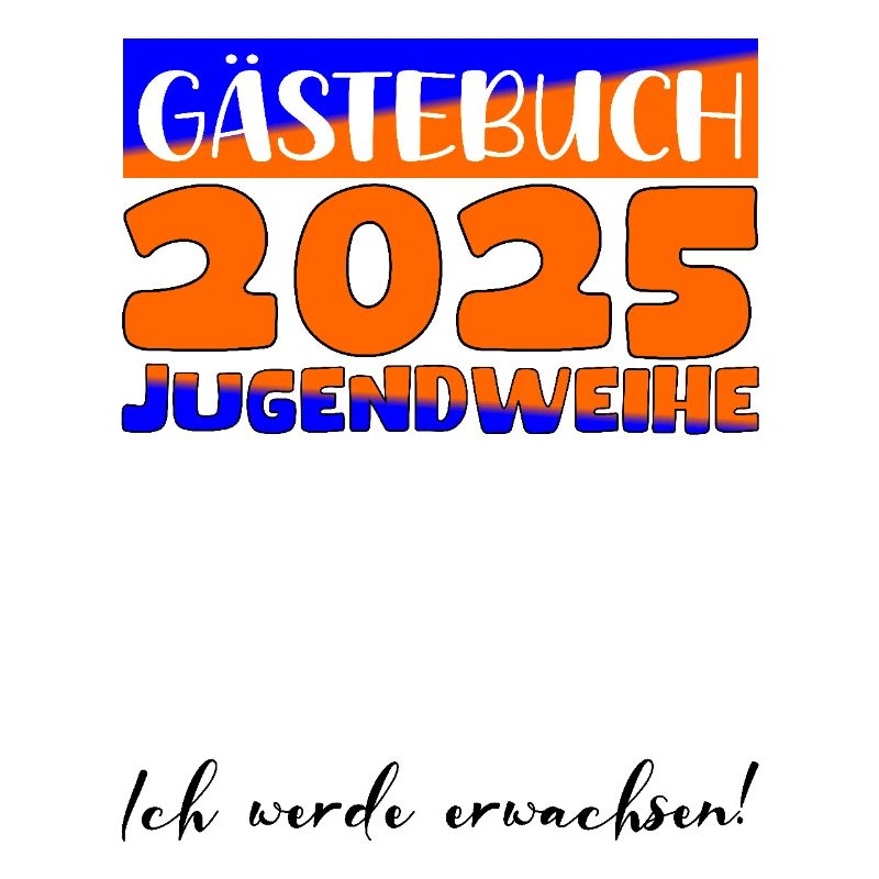 Jugendweihe 2025 Gästebuch Geschenk Mädchen Jungen