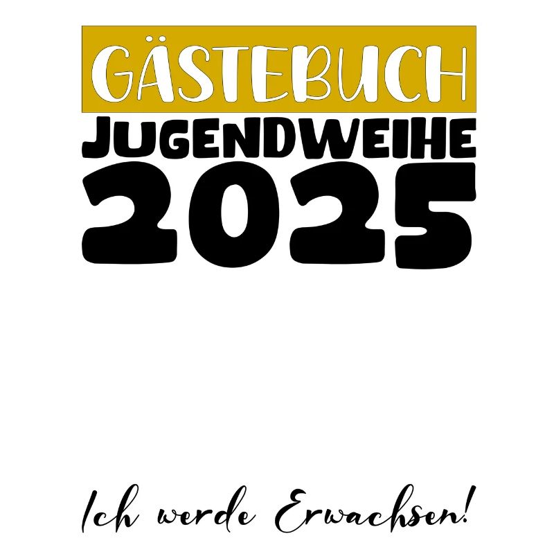 Jugendweihe 2025 Gästebuch Geschenk Mädchen Jungen
