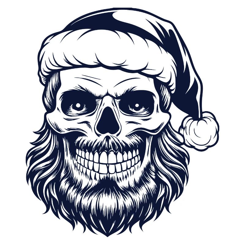 Weihnachtsmann Schädel