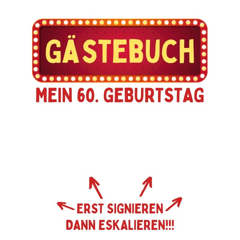 Gästebuch 60. Geburtstag