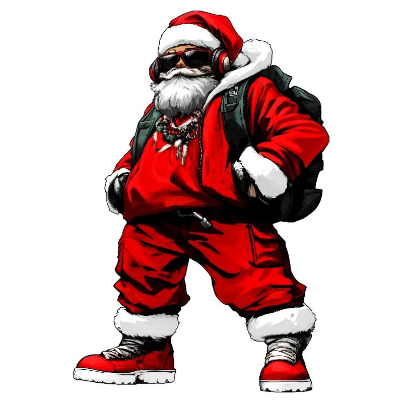 Rapper Weihnachtsmann