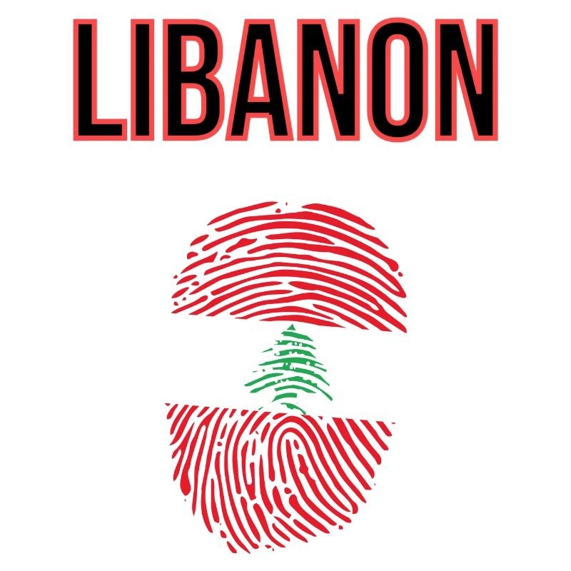 Libanon Fingerabdruck
