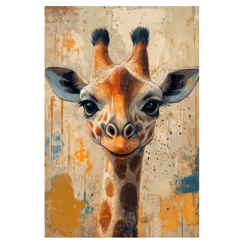Illustration einer Giraffe