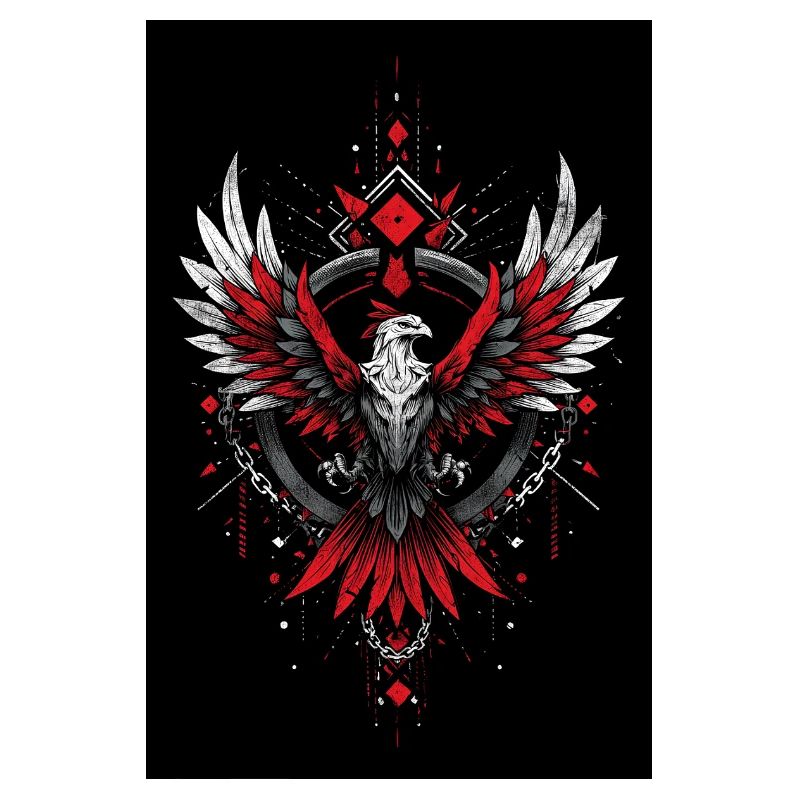 Flame Phoenix Geometric Power