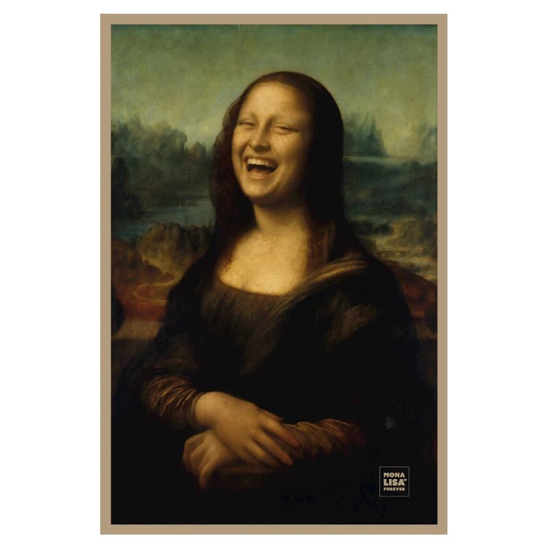 Lachende Mona-Lisa-Parodie LOL