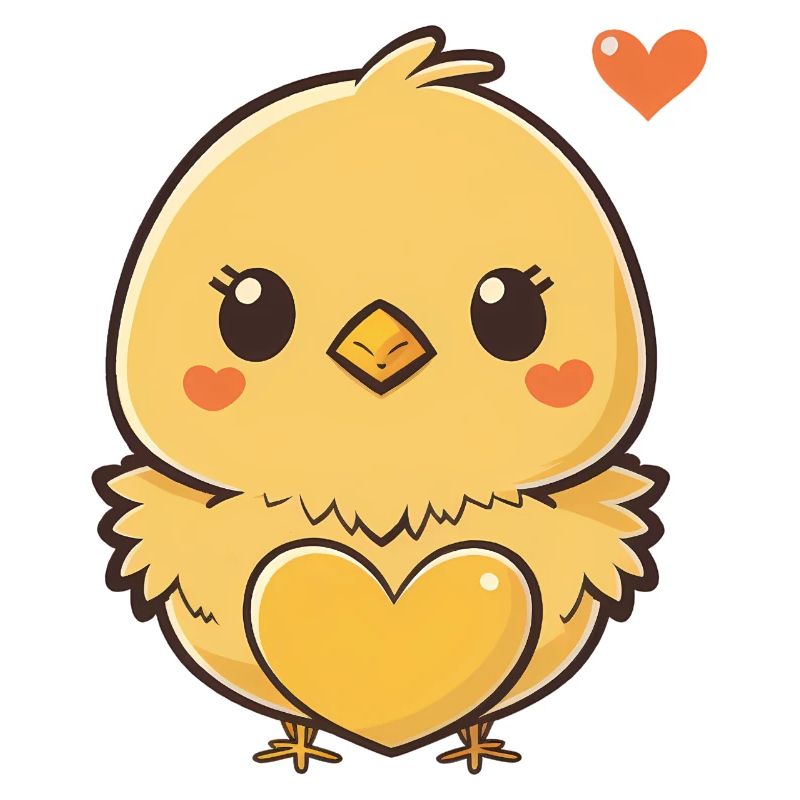 Sweet Easter chicks