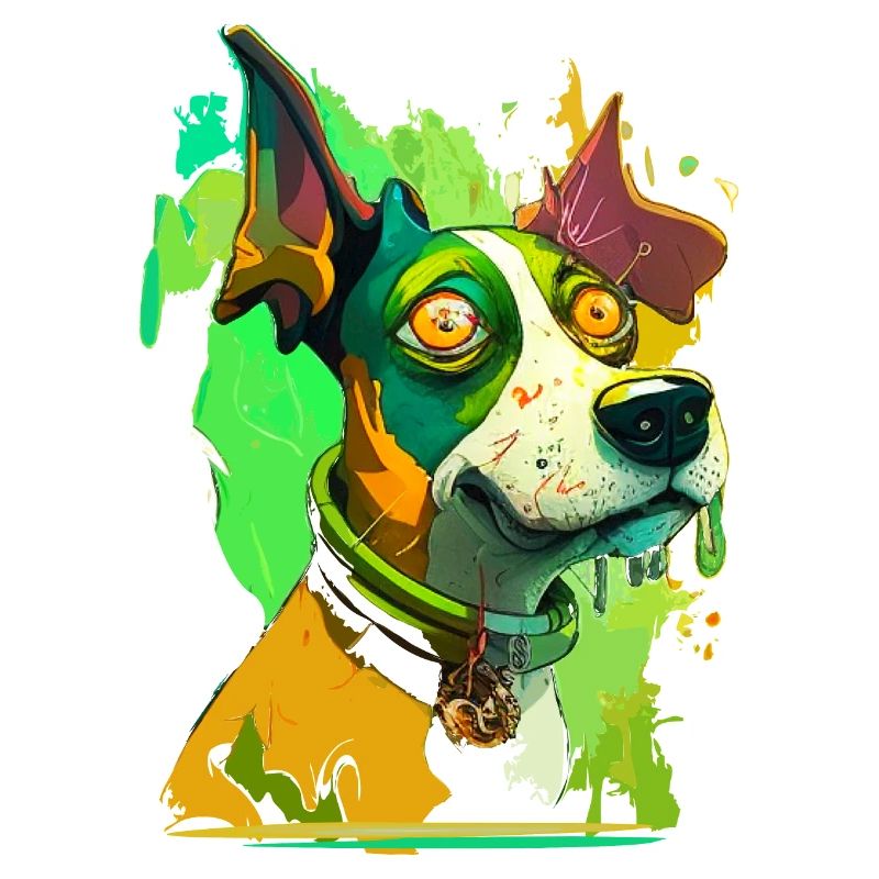Witziger Hund