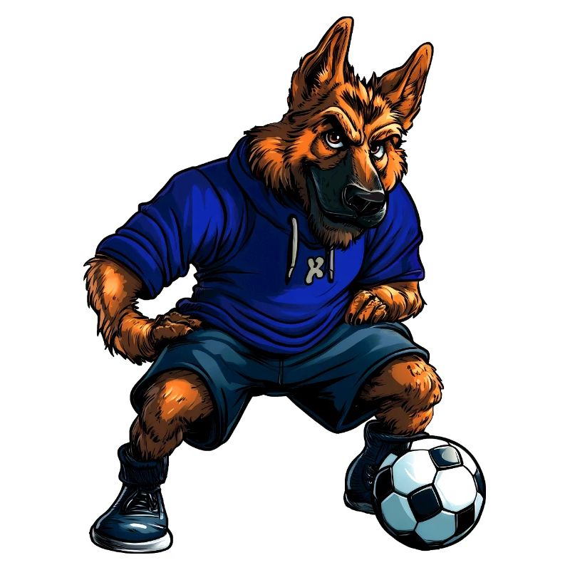 Schäferhunde Fussball