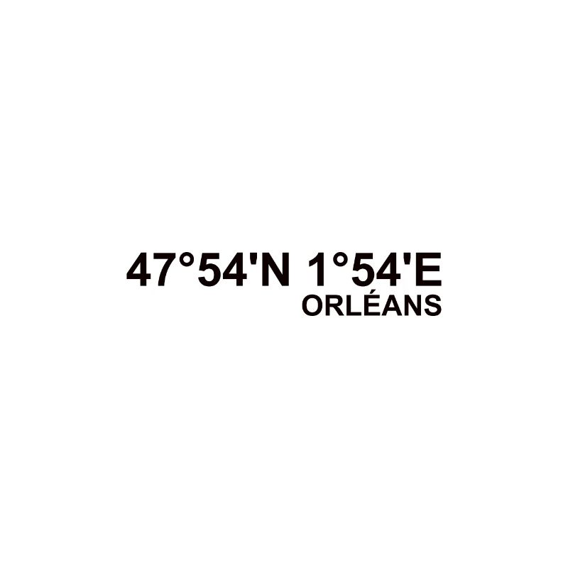 Orléans coordinates