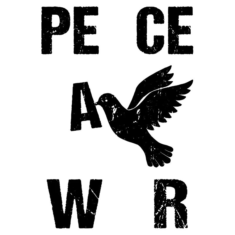 Peace No War Friedenstaube