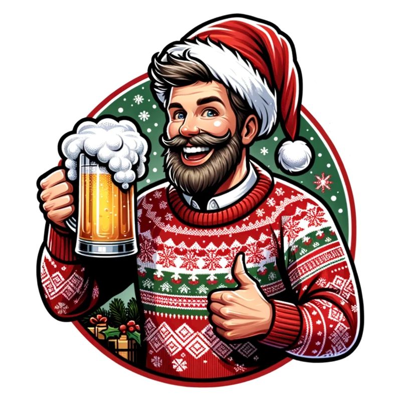 Cheers Weihnachtsanstoßen
