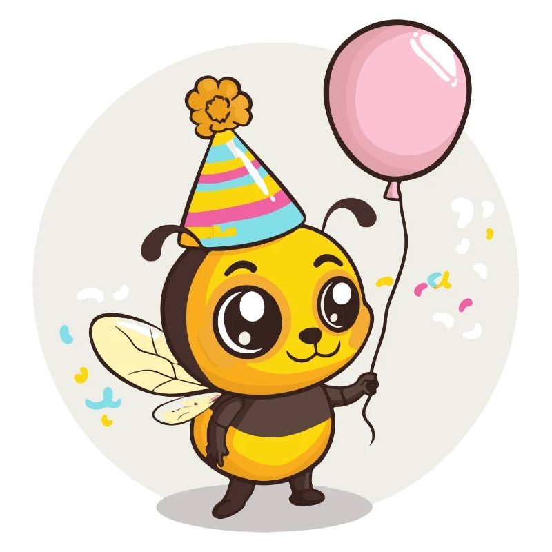 Biene Geburtstag Comic