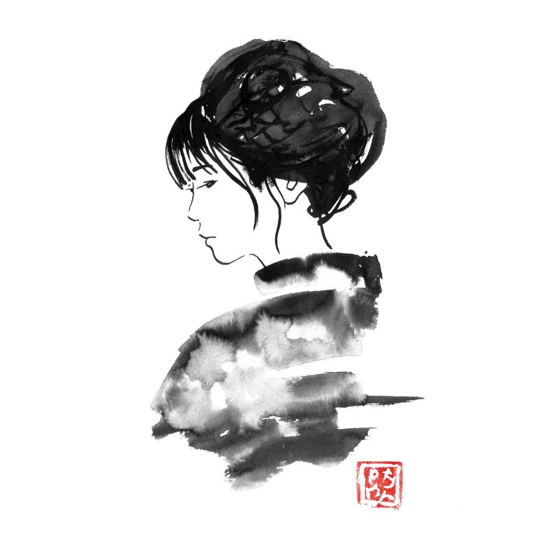 Aquarell Kimono