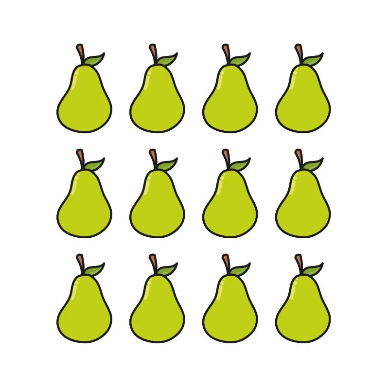 Pear pattern fruit