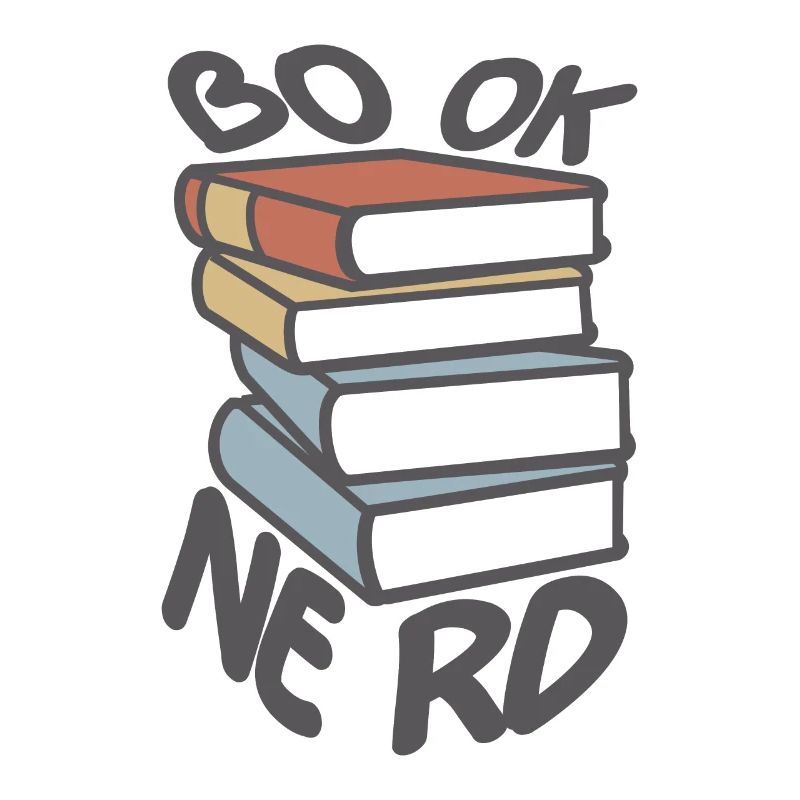 Book Nerd Book Stack