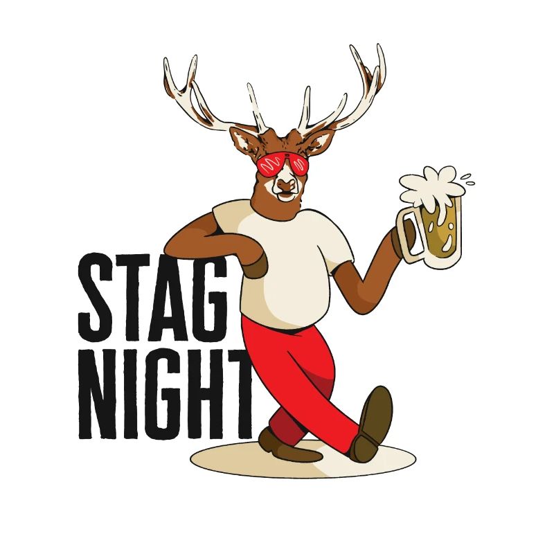Bachelor Stag Night Drinking Celebration