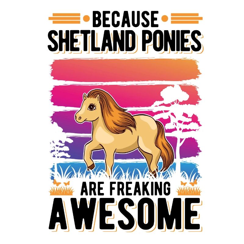 Parce que les poneys Shetland sont impressionnants