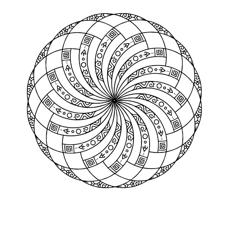 Rotating Mandala