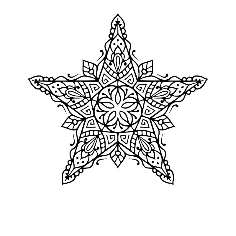 Mandala étoilé
